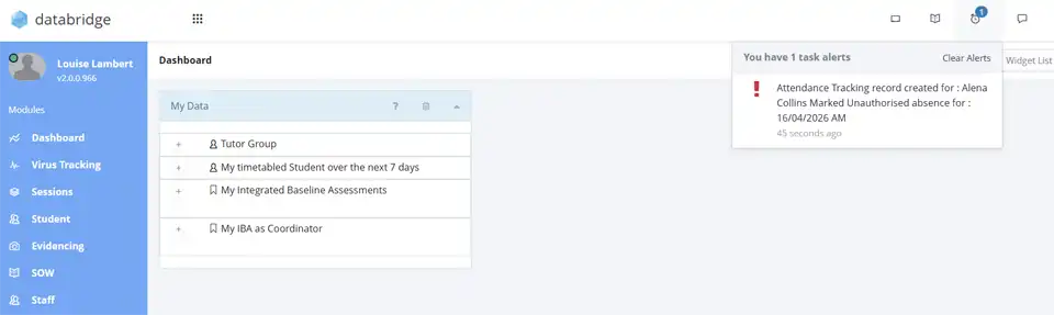 Attendance Notification