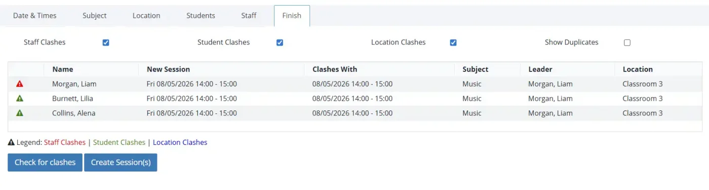 Clash Checker