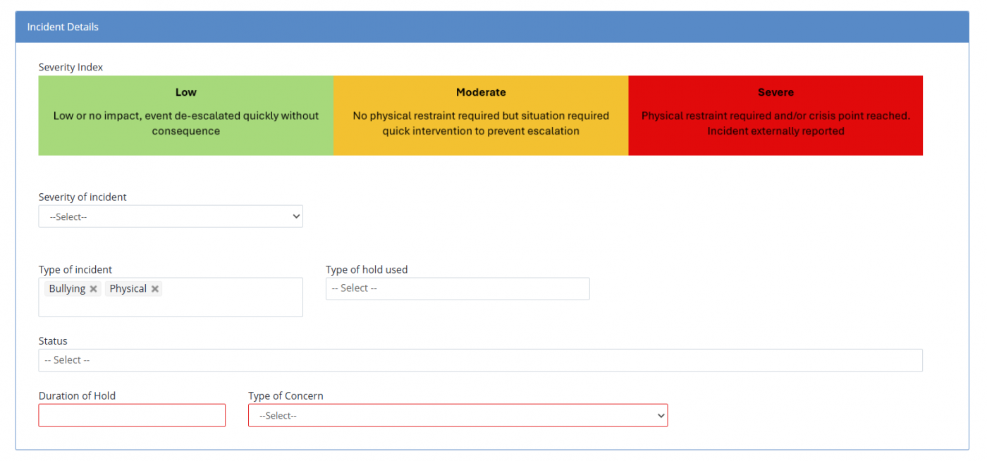 Incident Form