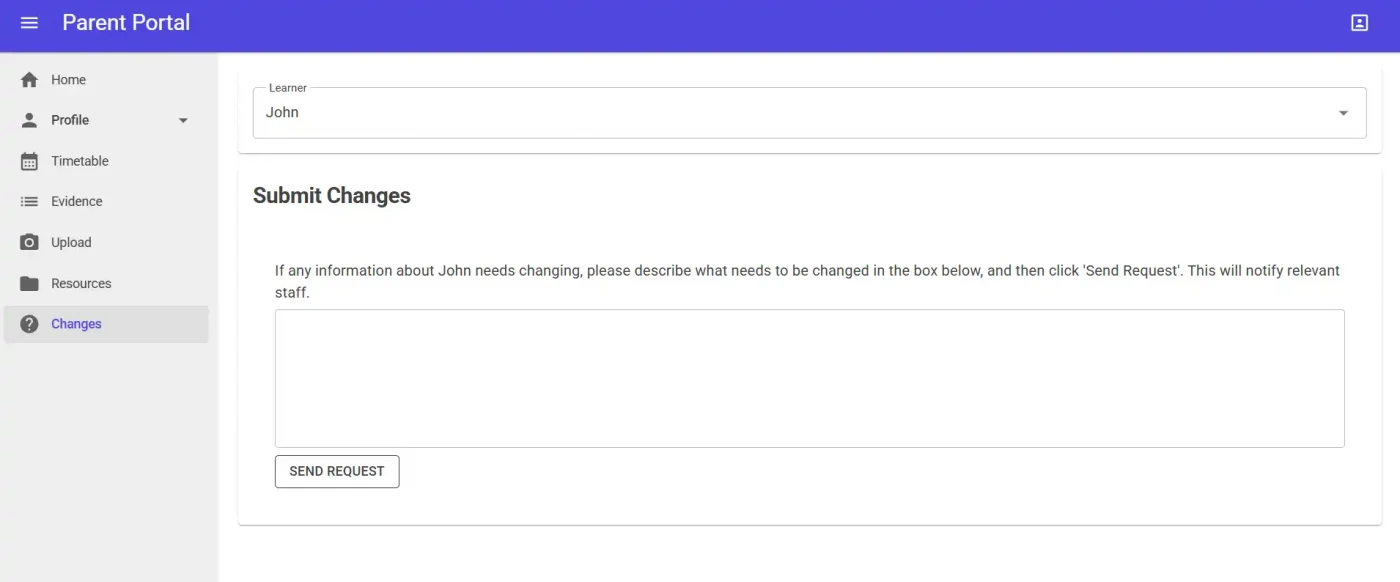 Parent Changes